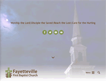 Tablet Screenshot of fayettevillefbc.org